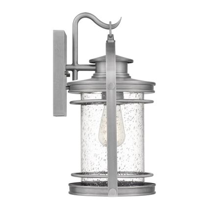 Quintiesse - Spoljna zidna lampa BOOKER M 1xE27/60W/230V IP44 mat hrom