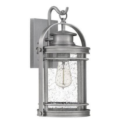 Quintiesse - Spoljna zidna lampa BOOKER M 1xE27/60W/230V IP44 mat hrom