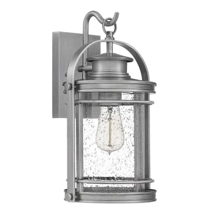 Quintiesse - Spoljna zidna lampa BOOKER M 1xE27/60W/230V IP44 mat hrom