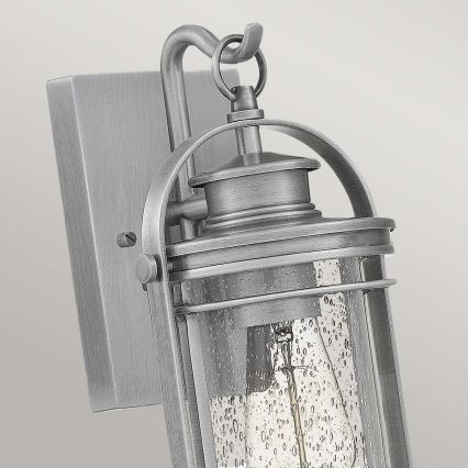 Quintiesse - Spoljašnja zidna lampa BOOKER S 1xE27/60W/230V IP44 mat hrom