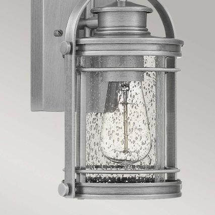 Quintiesse - Spoljašnja zidna lampa BOOKER S 1xE27/60W/230V IP44 mat hrom