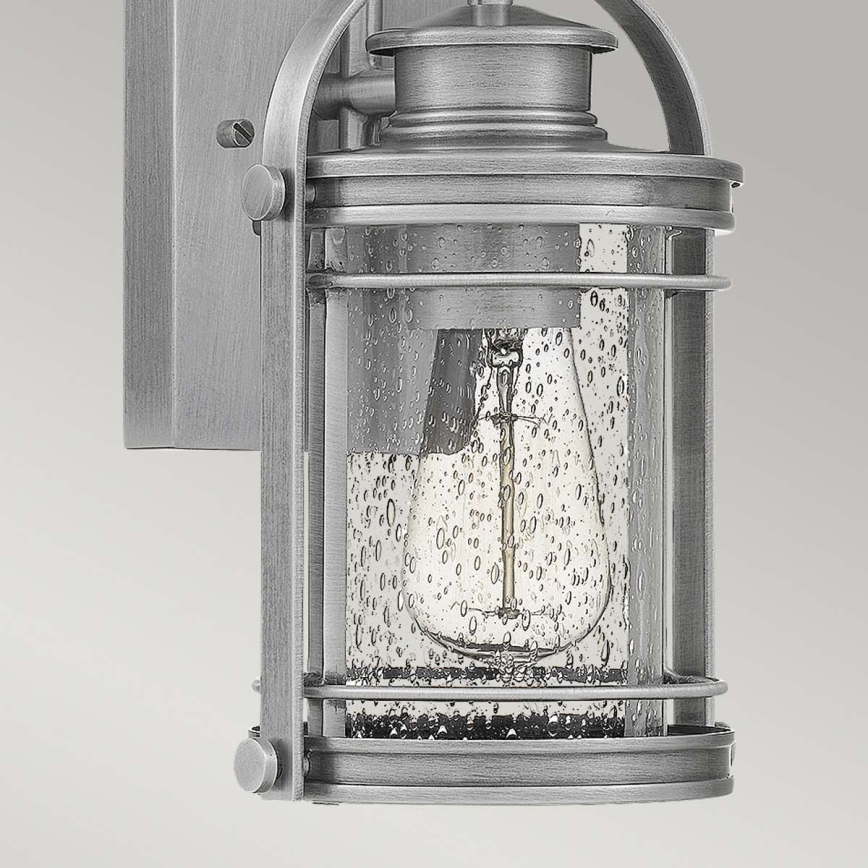 Quintiesse - Spoljašnja zidna lampa BOOKER S 1xE27/60W/230V IP44 mat hrom
