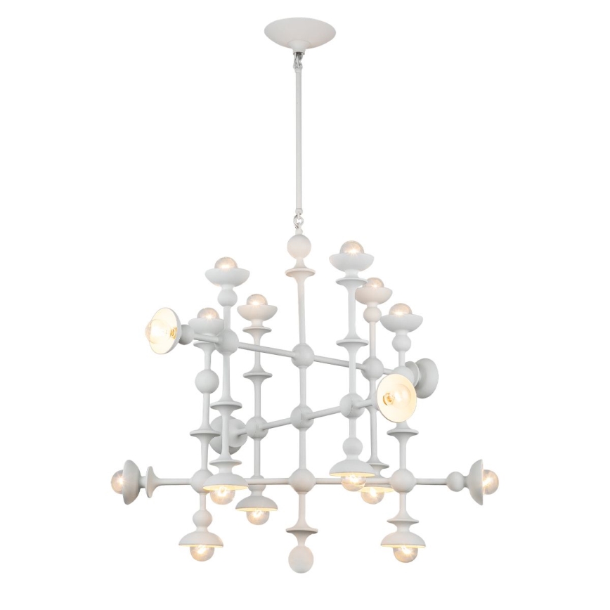 Quintiesse - Luster na štapu CADENCE 18xE14/40W/230V bela