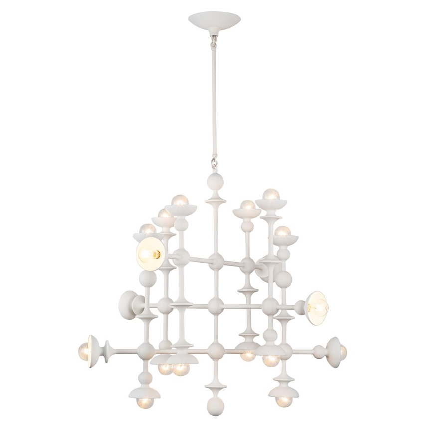 Quintiesse - Luster na štapu CADENCE 18xE14/40W/230V bela