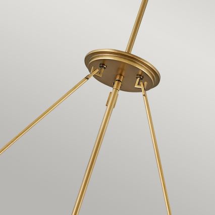 Quintiesse - Luster na šipci ECHELON 8xE14/40W/230V zlatna