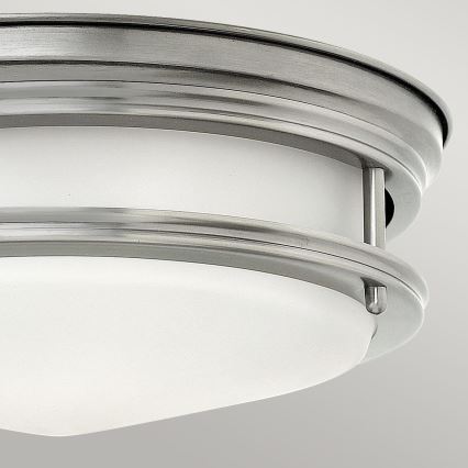 Quintiesse - Spoljašnja plafonska svetiljka HADRIAN 2xE27/40W/230V prečnik 30,5 cm IP44 matirani hrom