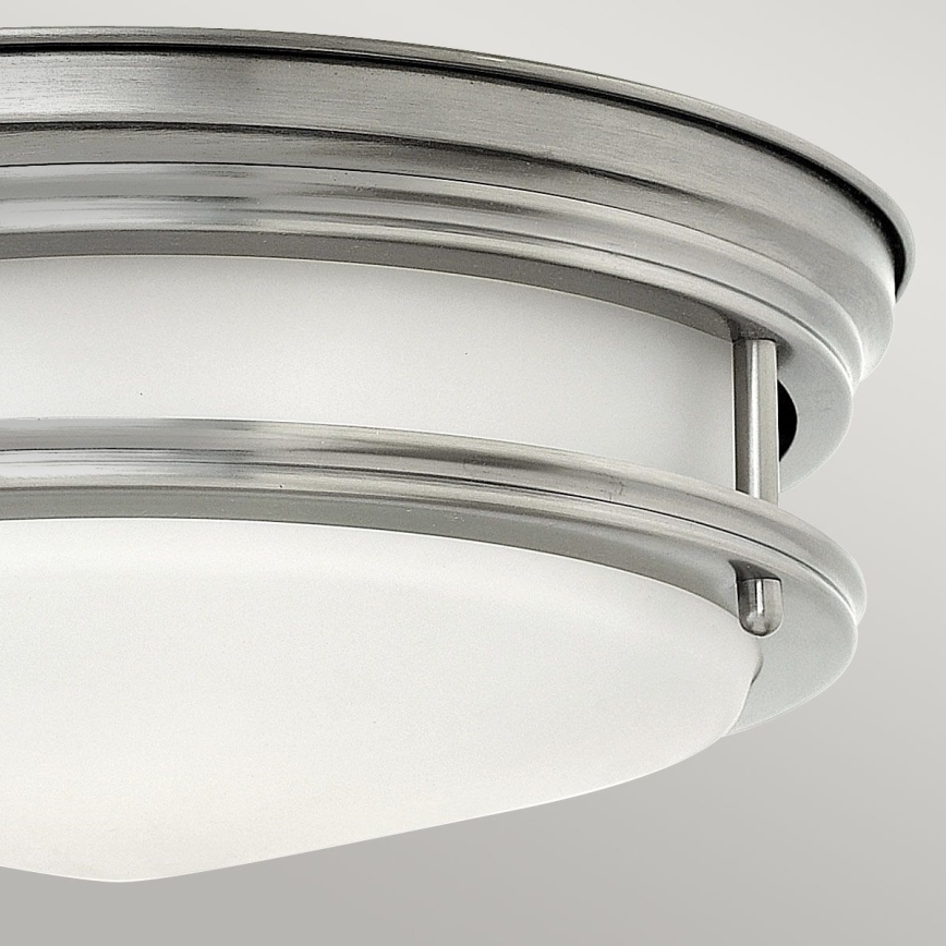 Quintiesse - Spoljašnja plafonska svetiljka HADRIAN 2xE27/40W/230V prečnik 30,5 cm IP44 matirani hrom