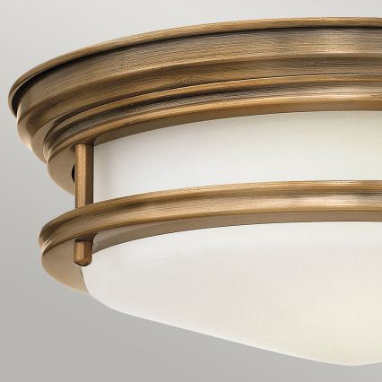 Quintiesse - Spoljašnje stropno svetlo HADRIAN 2xE27/40W/230V prečnik 30,5 cm IP44 bronzano