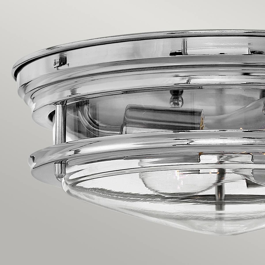 Quintiesse - Spoljašnje plafonsko svetlo HADRIAN 2xE27/40W/230V prečnik 27,8 cm IP44 sjajni hrom