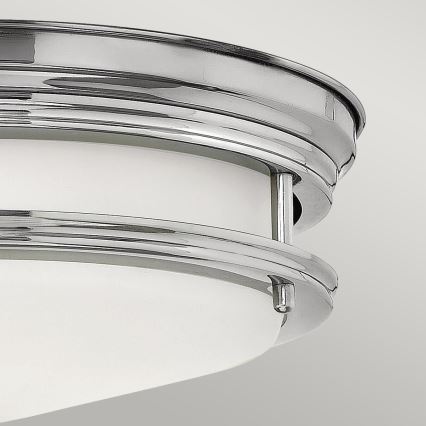 Quintiesse - Spoljašnje stubno svetlo HADRIAN 2xE27/40W/230V preč. 27,8 cm IP44 sjajni hrom