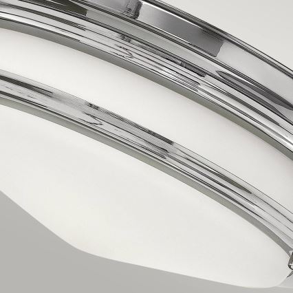 Quintiesse - Spoljašnje stubno svetlo HADRIAN 2xE27/40W/230V preč. 27,8 cm IP44 sjajni hrom