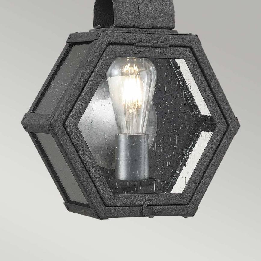 Quintiesse - Spoljašnje zidno svetlo HEATH S 1xE27/60W/230V IP44 crno