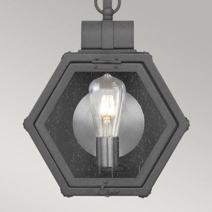 Quintiesse - Spoljašnje zidno svetlo HEATH S 1xE27/60W/230V IP44 crno