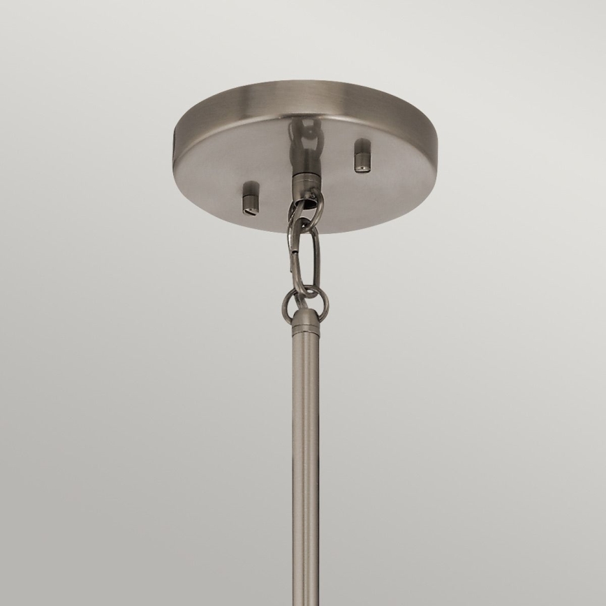 Quintiesse - Luster na stalku KARLEE 3xE14/60W/230V, prečnik 45,7 cm, matni hrom
