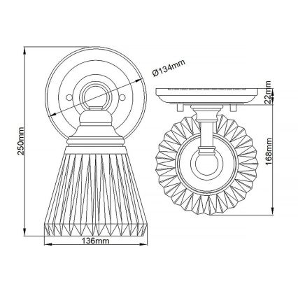 Quintiesse - LED zidna lampa za kupatilo KEYNES 1xG9/3W/230V IP44 sjajni hrom