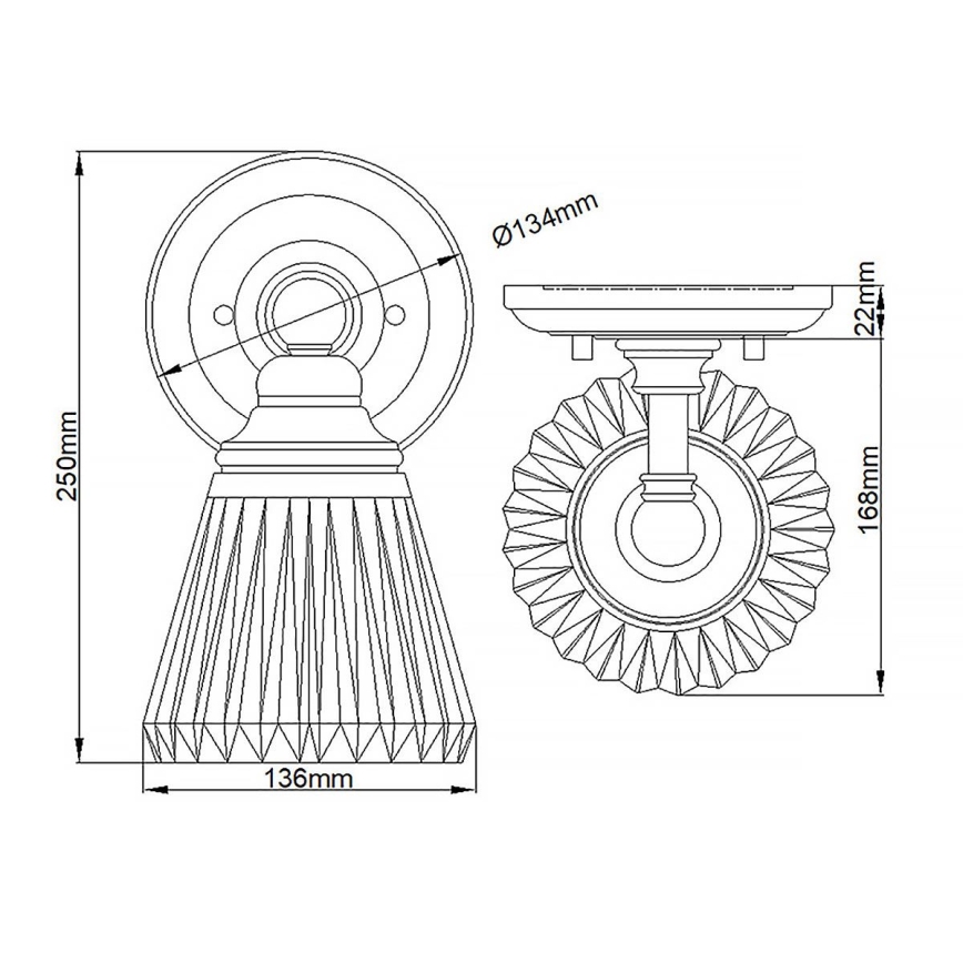 Quintiesse - LED zidna lampa za kupatilo KEYNES 1xG9/3W/230V IP44 sjajni hrom