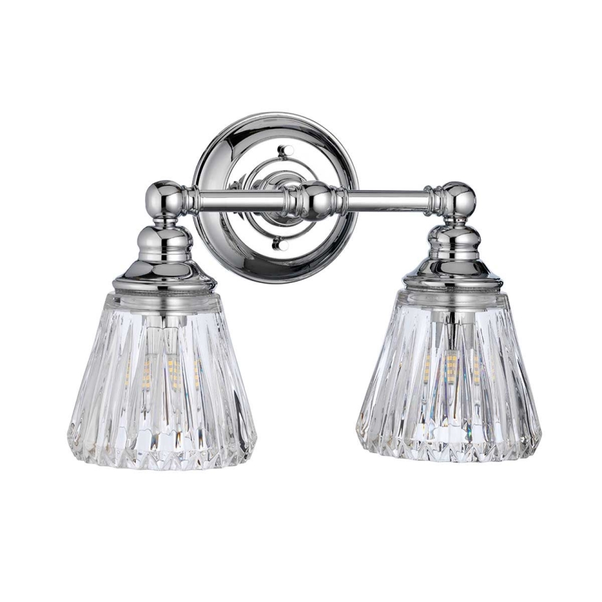 Quintiesse - LED zidna lampa za kupatilo KEYNES 2xG9/3W/230V IP44 sjajni hrom