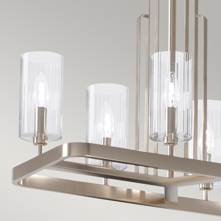 Quintiesse - Luster na šipci KIMROSE 10xE14/40W/230V mat hrom