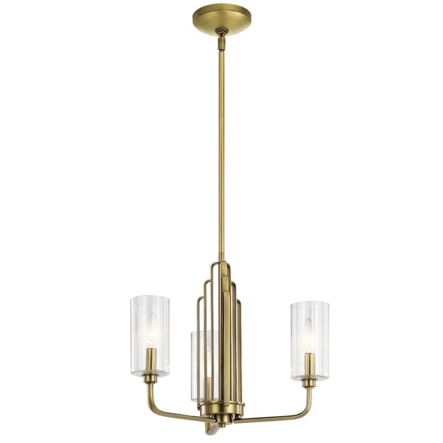 Quintiesse - Luster na šipci KIMROSE 3xE14/40W/230V prečnik 45,9 cm zlatna
