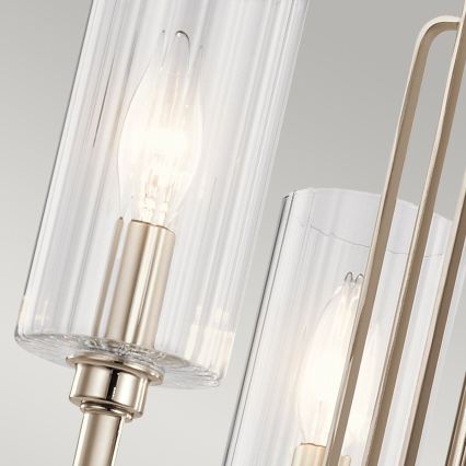 Quintiesse - Luster na šipci KIMROSE 3xE14/40W/230V prečnik 45,9 cm sjajni hrom