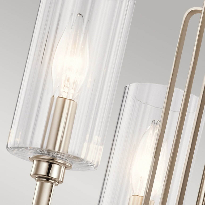Quintiesse - Luster na šipci KIMROSE 3xE14/40W/230V prečnik 45,9 cm sjajni hrom