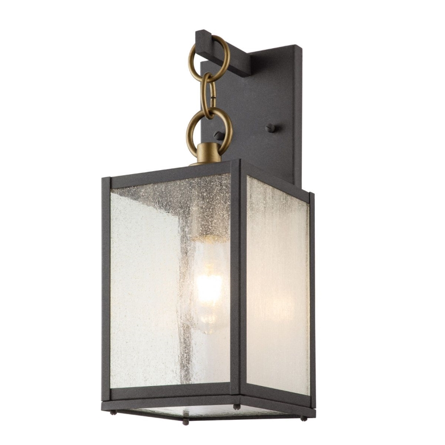 Quintiesse - Spoljašnja zidna lampa LAHDEN M 1xE27/60W/230V IP44 crna/zlatna