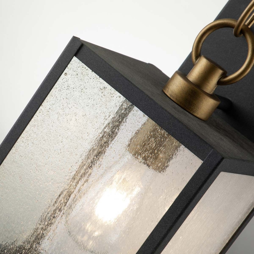 Quintiesse - Spoljašnja zidna lampa LAHDEN M 1xE27/60W/230V IP44 crna/zlatna