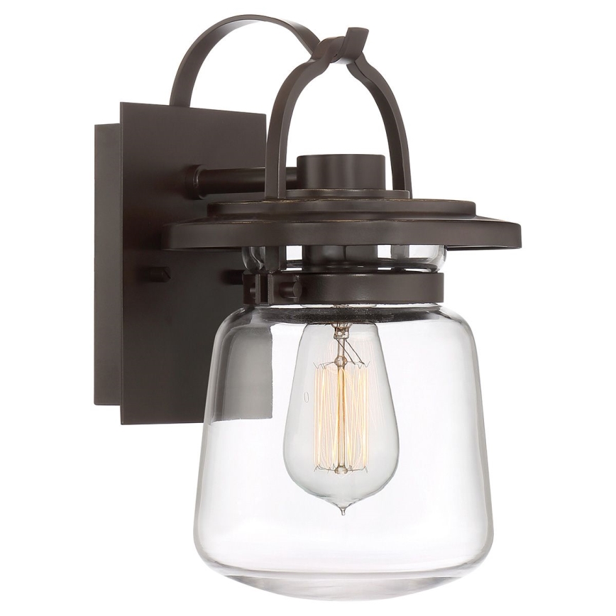 Quintiesse - Spoljašnja zidna lampa LASALLE S 1xE27/60W/230V IP44 bronzana