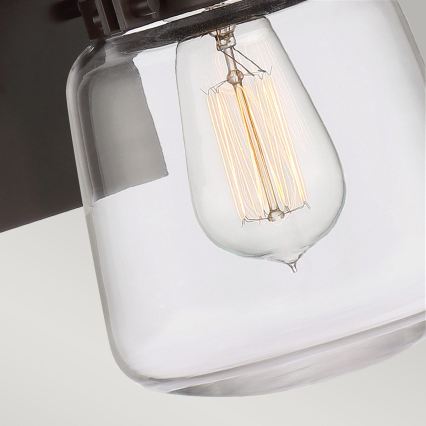Quintiesse - Spoljašnja zidna lampa LASALLE S 1xE27/60W/230V IP44 bronzana