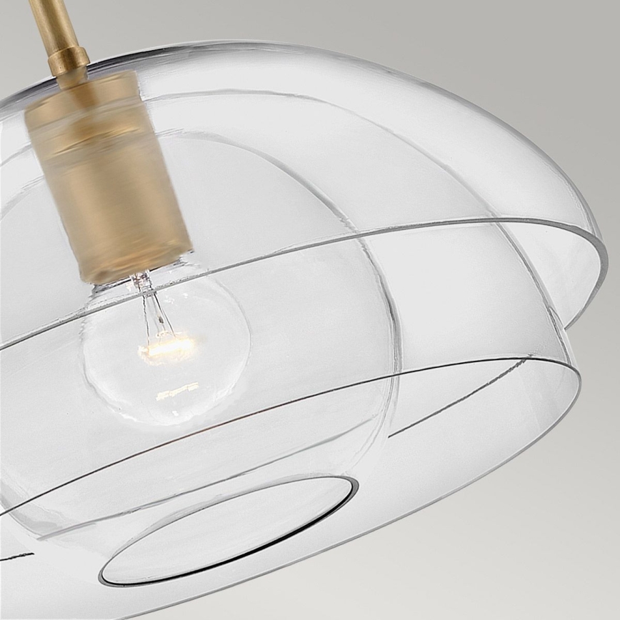 Quintiesse - Luster na stalku LOTUS 1xE27/60W/230V prečnik 40,7 cm zlatna