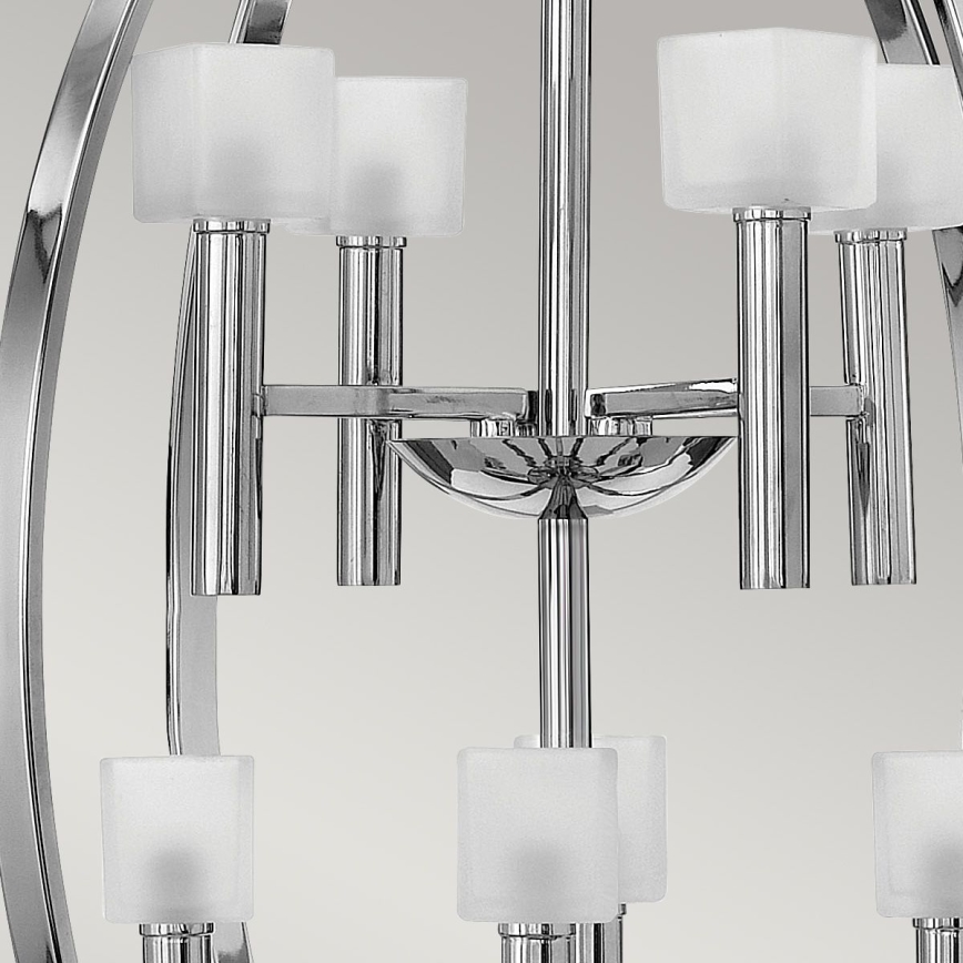 Quintiesse - LED luster na sajli MONDO 8xG9/3W/230V prečnika 71,3 cm sjajni hrom