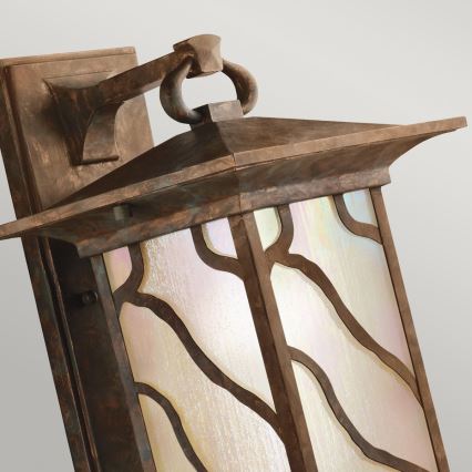 Quintiesse - Spoljna zidna lampa MORRIS L 1xE27/60W/230V IP44 bronzana