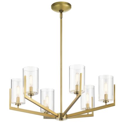 Quintiesse - Luster na šipci NYE 6xE14/40W/230V preč. 71,1 cm zlatna