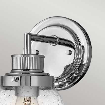 Quintiesse - Kupatilsko zidno svetlo POPPY 1xE27/60W/230V IP44 sjajni hrom