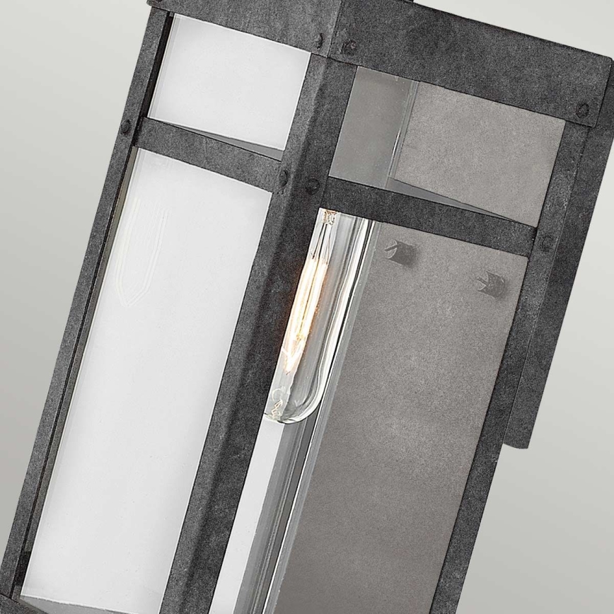 Quintiesse - Spoljašnje zidno svetlo PORTER S 1xE27/60W/230V IP44 crno