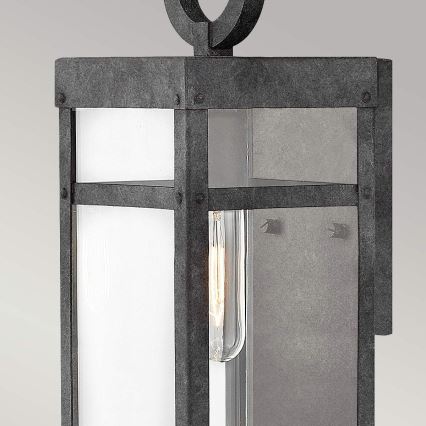 Quintiesse - Spoljašnje zidno svetlo PORTER S 1xE27/60W/230V IP44 crno