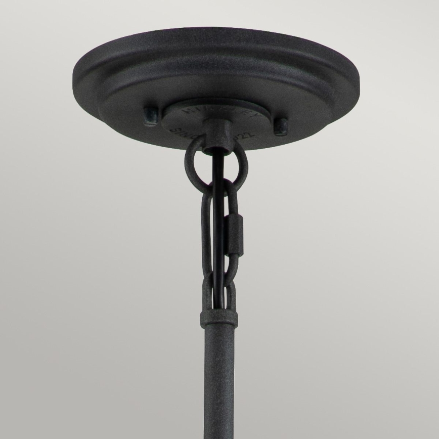 Quintiesse - Luster na šipci SILAS 6xE27/60W/230V Ø 72,3 cm crna/zlatna