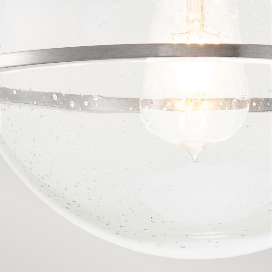 Quintiesse - Plafonsko svetlo SOMERSET 1xE27/60W/230V prečnik 28,2 cm mat hrom