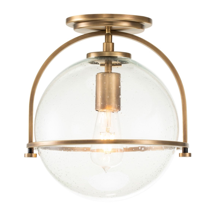 Quintiesse - Stropna svetiljka SOMERSET 1xE27/60W/230V prečnik 28,2 cm zlatna