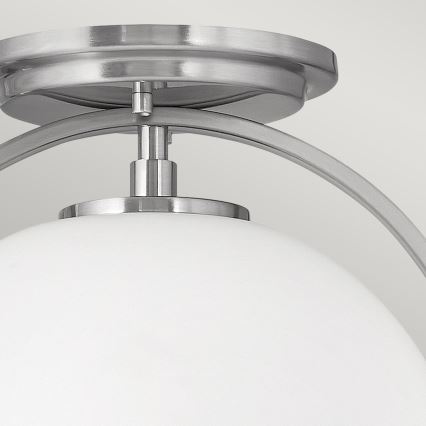 Quintiesse - Plafonsko svetlo SOMERSET 1xE27/60W/230V prečnik 28,2 cm mat hrom