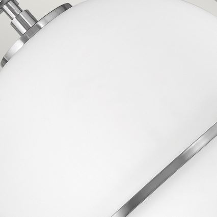 Quintiesse - Plafonsko svetlo SOMERSET 1xE27/60W/230V prečnik 28,2 cm mat hrom