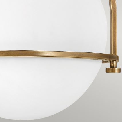 Quintiesse - Stropna plafonjera SOMERSET 1xE27/60W/230V, prečnik 28,2 cm, zlatna