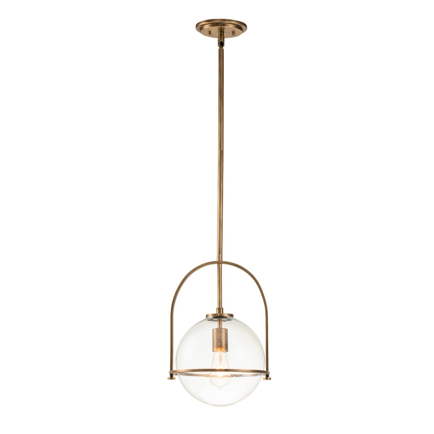 Quintiesse - Luster na štapu SOMERSET 1xE27/60W/230V Ø 28,9 cm bronza