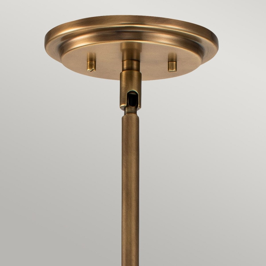 Quintiesse - Luster na štapu SOMERSET 1xE27/60W/230V Ø 28,9 cm bronza
