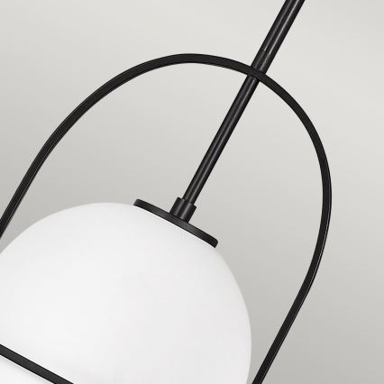 Quintiesse - Luster na šipci SOMERSET 1xE27/60W/230V prečnik 28,9 cm crna