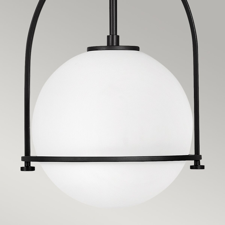 Quintiesse - Luster na šipci SOMERSET 1xE27/60W/230V prečnik 28,9 cm crna