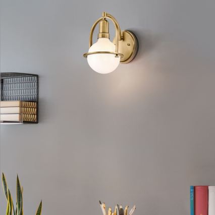 Quintiesse - Zidna lampa SOMERSET 1xE27/60W/230V zlatna