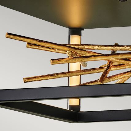Quintiesse - LED plafonsko svetlo STYX LED/8W/230V crno/zlatno