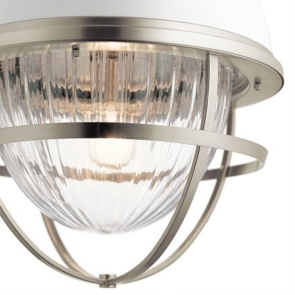Quintiesse - Luster na šipci TOLLIS 1xE27/40W/230V Ø 40,8 cm matni hrom