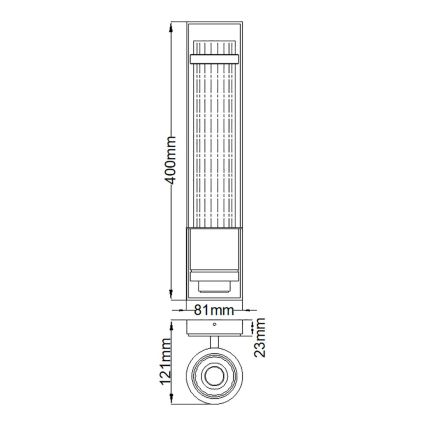 Quintiesse - Kupatilsko zidno svetlo WELLINGTON 1xE27/60W/230V IP44 zlatno